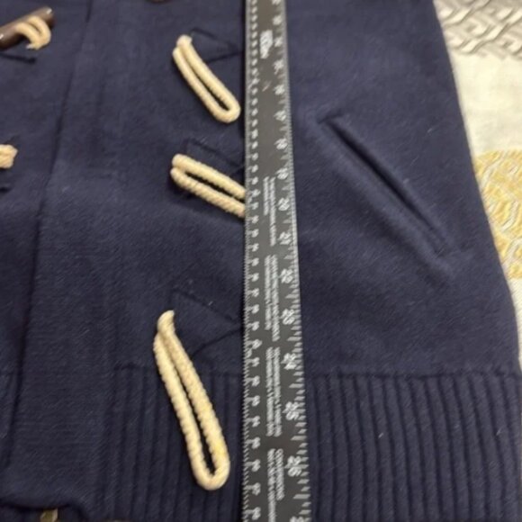 (W1) Zara, vintage wool jacket-style sweater, with super front and, size M - Picture 12 of 13